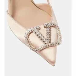 Valentino Garavani VLogo 80 Satin Slingback Pumps -Valentino Garavani Sales unnamed file 3326