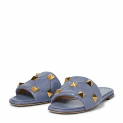 Valentino Garavani Roman Stud Leather Slides -Valentino Garavani Sales unnamed file 3386