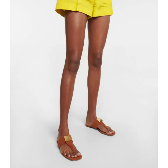 Valentino Garavani One Stud Suede Thong Sandals 5 Valentino Garavani One Stud Suede Thong Sandals - Image 3