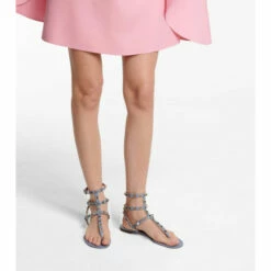 Valentino Garavani Rockstud Leather Sandals -Valentino Garavani Sales unnamed file 3404