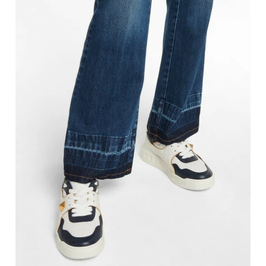 Valentino Garavani One Stud Leather Sneakers 5 Valentino Garavani One Stud Leather Sneakers - Image 3