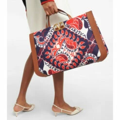 Valentino Garavani VLogo Signature Canvas Tote Bag