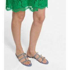 Valentino Garavani Rockstud Leather Slides -Valentino Garavani Sales unnamed file 3418