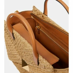 Valentino Garavani One Stud Medium Raffia Tote Bag -Valentino Garavani Sales unnamed file 3423