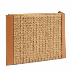Valentino Garavani VLogo Raffia-effect Clutch -Valentino Garavani Sales unnamed file 3506