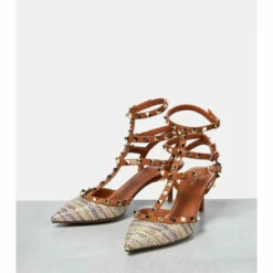 Valentino Garavani Rockstud Striped Pumps 10 Valentino Garavani Rockstud Striped Pumps -Valentino Garavani Sales unnamed file 367