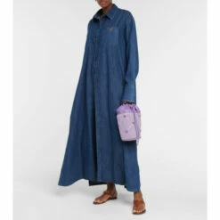 Valentino Garavani Roman Stud Leather-trimmed Bucket Bag -Valentino Garavani Sales unnamed file 39