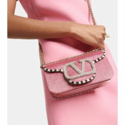 Valentino Garavani Locò Embellished Shoulder Bag