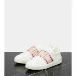 Valentino Garavani Rockstud Untitled Leather Sneakers -Valentino Garavani Sales unnamed file 471