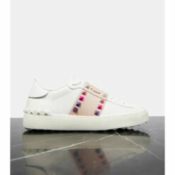 Valentino Garavani Rockstud Untitled Leather Sneakers -Valentino Garavani Sales unnamed file 472