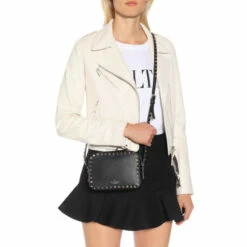 Valentino Garavani Rockstud Small Leather Crossbody Bag
