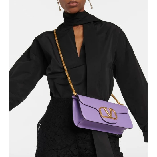 Valentino Garavani Locò Medium Leather Shoulder Bag 7 Valentino Garavani Locò Medium Leather Shoulder Bag - Image 5