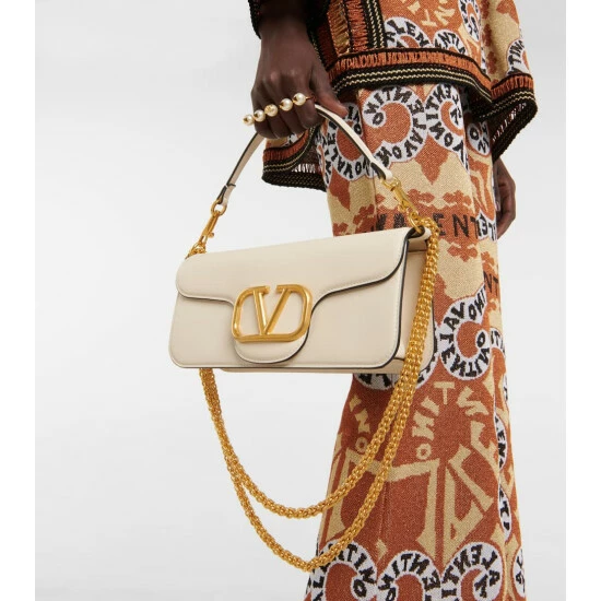Valentino Garavani Locò Leather Shoulder Bag 3 Valentino Garavani Locò Leather Shoulder Bag