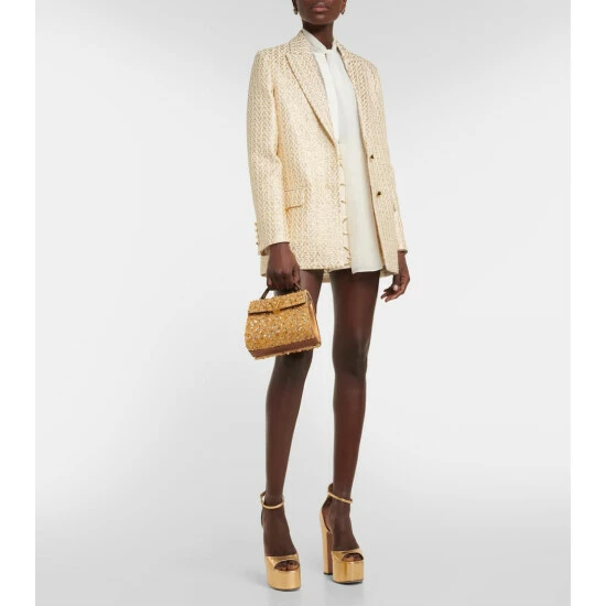 Valentino Garavani VSling Mini Sequined Leather Tote Bag 6 Valentino Garavani VSling Mini Sequined Leather Tote Bag - Image 4