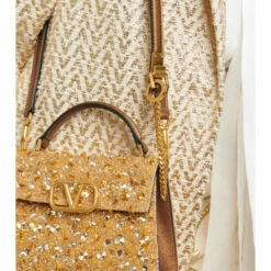 Valentino Garavani VSling Mini Sequined Leather Tote Bag 11 Valentino Garavani VSling Mini Sequined Leather Tote Bag -Valentino Garavani Sales unnamed file 593