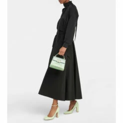 Valentino Garavani Tan-Go Leather Pumps