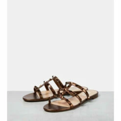 Valentino Garavani Rockstud Metallic Leather Sandals 10 Valentino Garavani Rockstud Metallic Leather Sandals -Valentino Garavani Sales unnamed file 617
