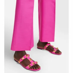 Valentino Garavani Roman Stud Leather Sandals -Valentino Garavani Sales unnamed file 679