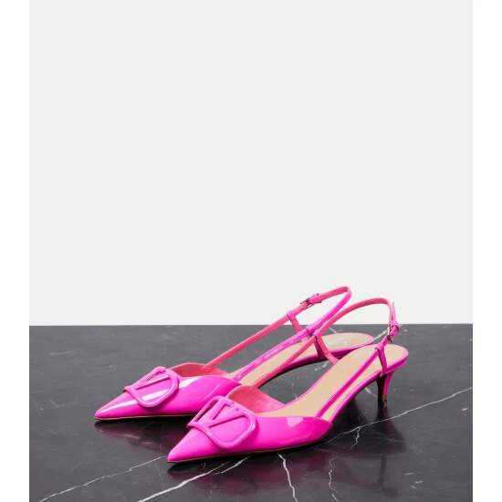 Valentino Garavani VLogo Signature Slingback Pumps 6 Valentino Garavani VLogo Signature Slingback Pumps - Image 4