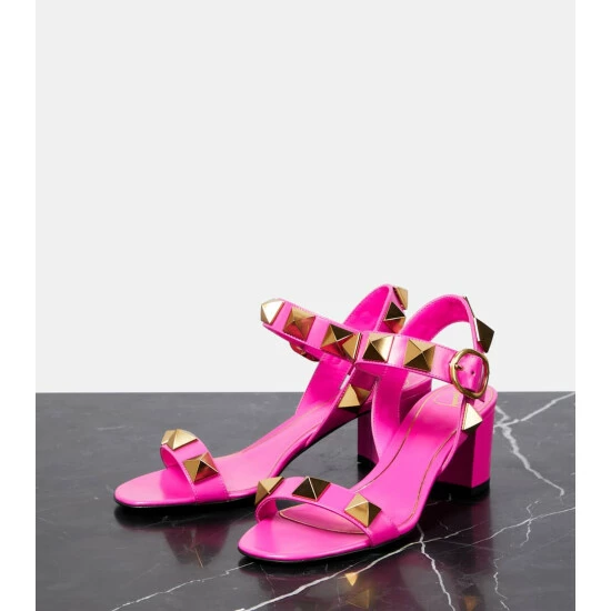 Valentino Garavani Roman Stud Leather Sandals 6 Valentino Garavani Roman Stud Leather Sandals - Image 4