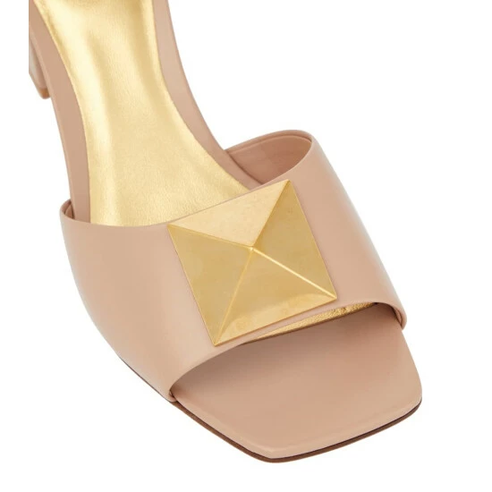 Valentino Garavani One Stud Leather Mules 7 Valentino Garavani One Stud Leather Mules - Image 5