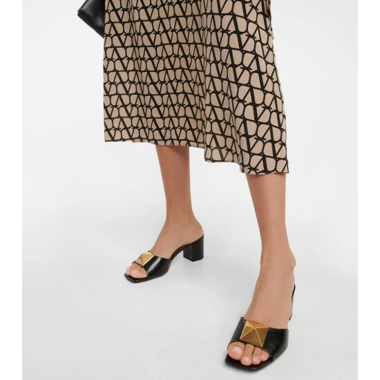 Valentino Garavani Roman Stud Leather Mules 5 Valentino Garavani Roman Stud Leather Mules - Image 3