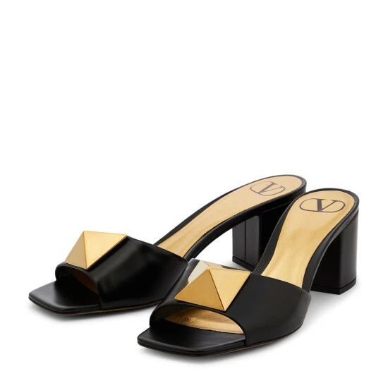 Valentino Garavani Roman Stud Leather Mules 6 Valentino Garavani Roman Stud Leather Mules - Image 4