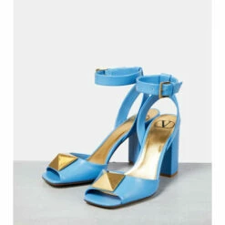 Valentino Garavani One Stud Leather Sandals -Valentino Garavani Sales unnamed file 741