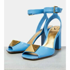 Valentino Garavani One Stud Leather Sandals -Valentino Garavani Sales unnamed file 742