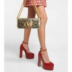 Valentino Garavani Tan-Go Patent Leather Platform Pumps -Valentino Garavani Sales unnamed file 753