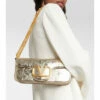 Valentino Garavani Lòco Medium Metallic Leather Shoulder Bag -Valentino Garavani Sales unnamed file 778