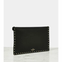 Valentino Garavani Rockstud Leather Clutch -Valentino Garavani Sales unnamed file 807