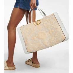 Valentino Garavani VLogo Embellished Tote Bag