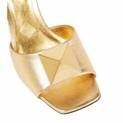 Valentino Garavani One Stud Metallic Leather Mules -Valentino Garavani Sales unnamed file 816