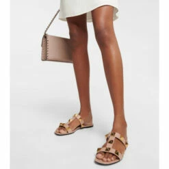 Valentino Garavani Roman Stud Leather Slides -Valentino Garavani Sales unnamed file 819