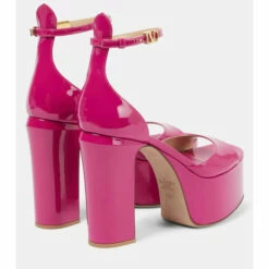 Valentino Garavani Tan-Go Patent Leather Platform Sandals -Valentino Garavani Sales unnamed file 828