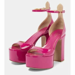 Valentino Garavani Tan-Go Patent Leather Platform Sandals -Valentino Garavani Sales unnamed file 830
