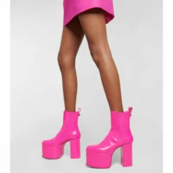 Valentino Garavani Club Platform Leather Ankle Boots -Valentino Garavani Sales unnamed file 838