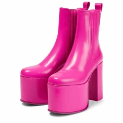 Valentino Garavani Club Platform Leather Ankle Boots -Valentino Garavani Sales unnamed file 839