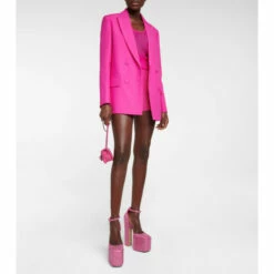 Valentino Garavani Discobox Embellished Leather Platform Pumps