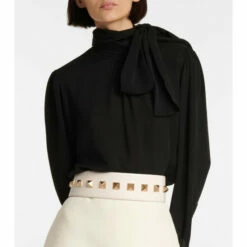 Valentino Garavani Roman Stud Leather Belt