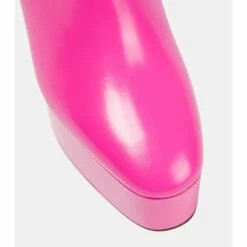 Valentino Garavani Tan-Go Leather Platform Ankle Boots -Valentino Garavani Sales unnamed file 894