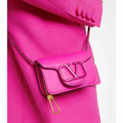 Valentino Garavani Locò Micro Leather Shoulder Bag