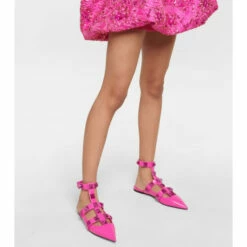 Valentino Garavani Roman Stud Leather Ballet Flats 9 Valentino Garavani Roman Stud Leather Ballet Flats -Valentino Garavani Sales unnamed file 937