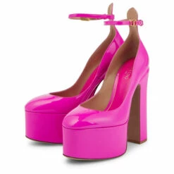 Valentino Garavani Tan-Go 155 Leather Platform Pumps -Valentino Garavani Sales unnamed file 943