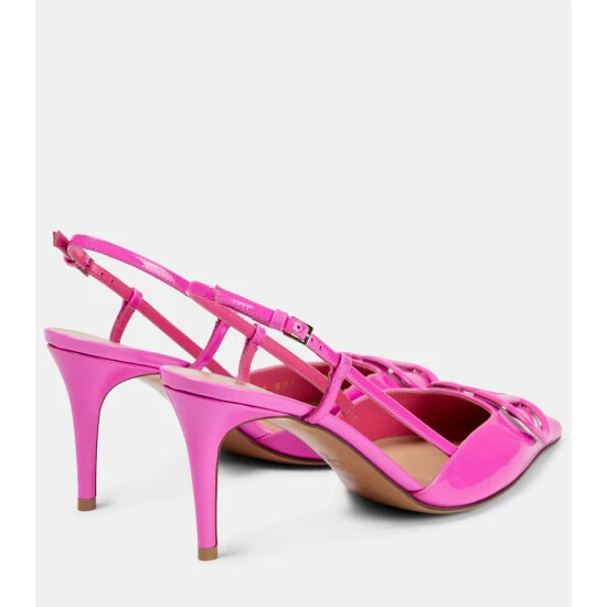 Valentino Garavani VLogo Leather Slingback Pumps 4 Valentino Garavani VLogo Leather Slingback Pumps - Image 2