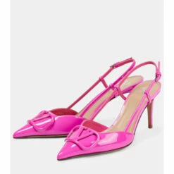 Valentino Garavani VLogo Leather Slingback Pumps 10 Valentino Garavani VLogo Leather Slingback Pumps -Valentino Garavani Sales unnamed file 948