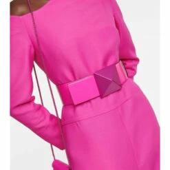 Valentino Garavani One Stud Leather Belt