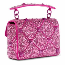 Valentino Garavani Roman Stud Medium Embellished Leather Shoulder Bag -Valentino Garavani Sales unnamed file 968