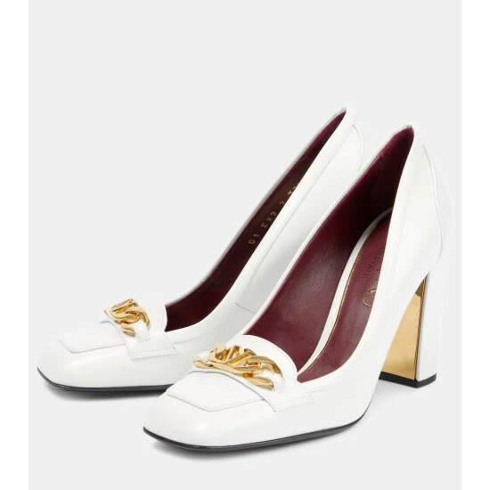 Valentino Garavani VLogo Leather Pumps 6 Valentino Garavani VLogo Leather Pumps - Image 4